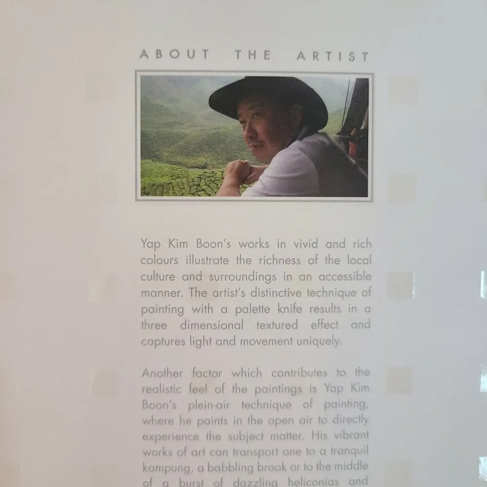 A Celebration of Life Through Nature By Yap Kim Boon Art Coffee Table Book Asia